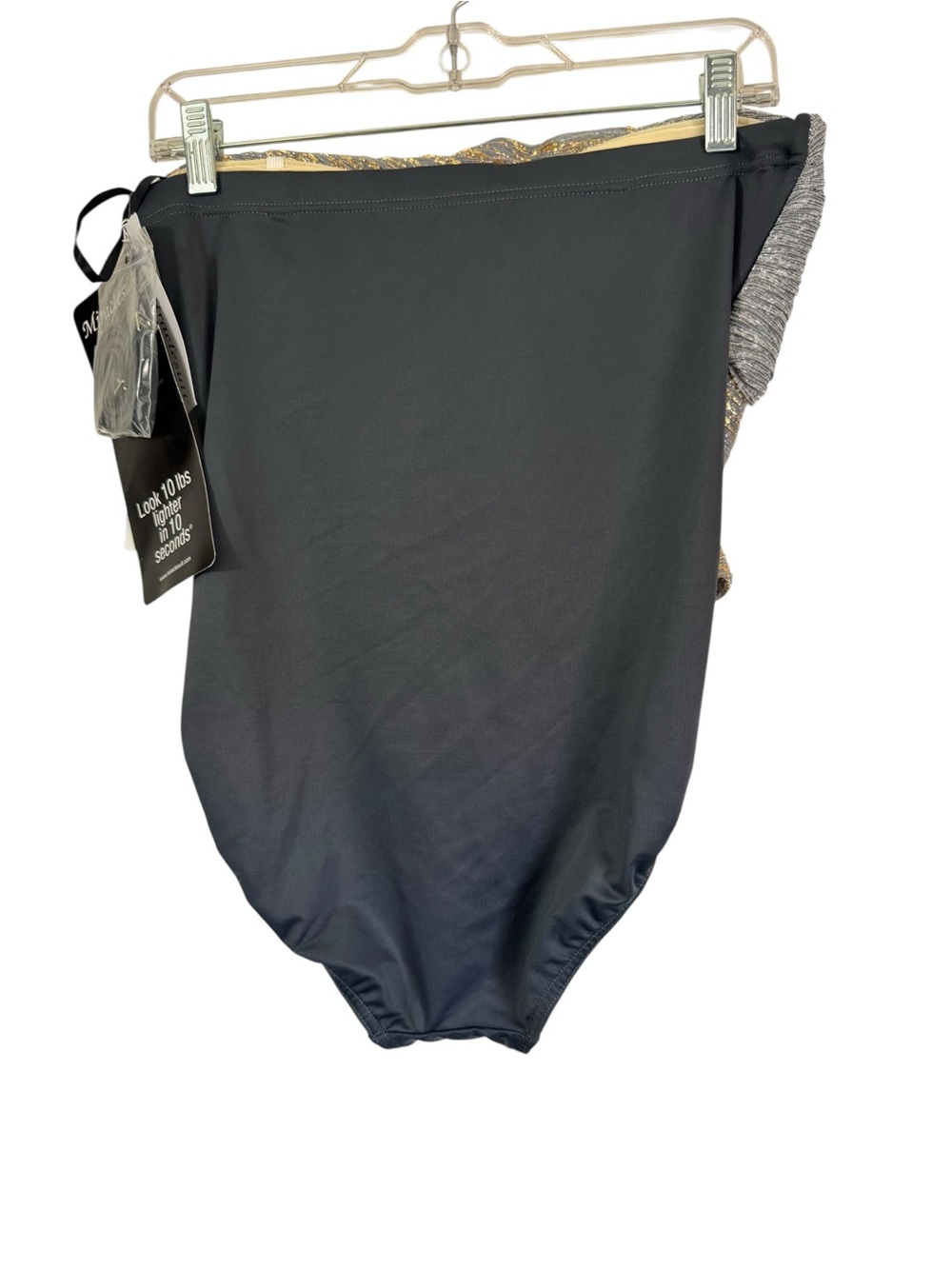 Miraclesuit "Sparkle Sands Brio" one-piece swimsuit underwire Size 12 NEW - Picture 3 of 9